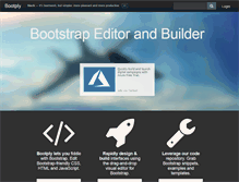 Tablet Screenshot of bootply.com